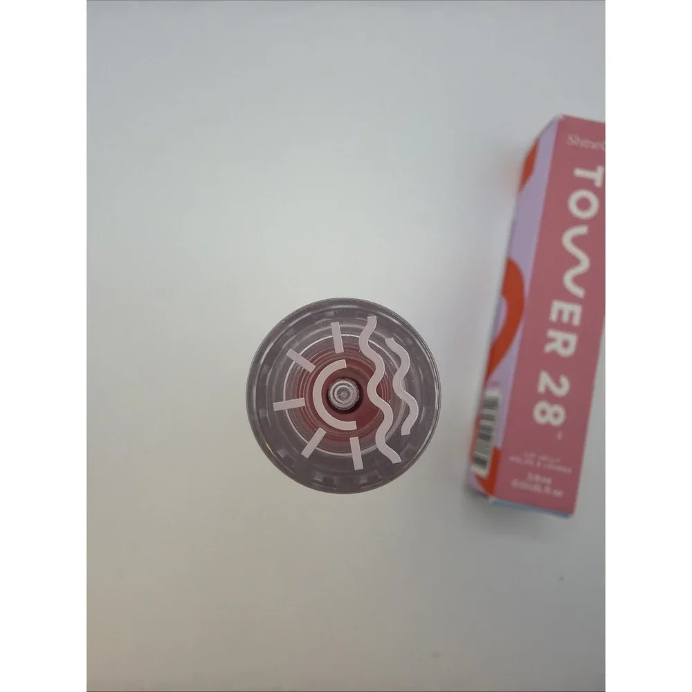 Tower 28 Beauty ShineOn Lip Jelly Gloss Shade Pistachio 0.13oz Travel Size